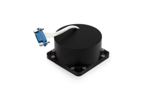 SF-RBT160 compact fiber optic gyroscope (60x60x32.5mm, ≤160g) with ±800°/s range, low power (5W), for navigation, attitude control, and inertial measurement.