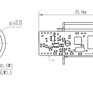 905nm Laser Rangefinder Module 1km SF-DYA1001A