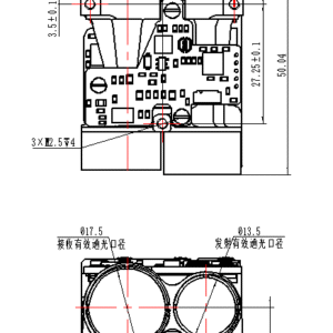 905nm Laser Rangefinder Module 2.5km SF-DYA2502B