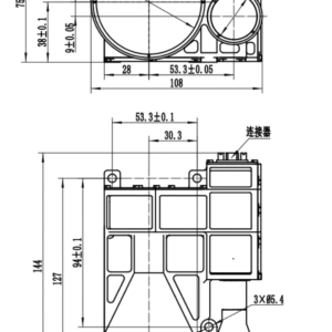 1535nm Eye-safe Laser Rangefinder Module 17.5km SF-DYC17K2A
