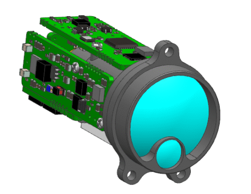 1535nm Eye-safe Laser Rangefinder Module 2.5km SF-DYC20B