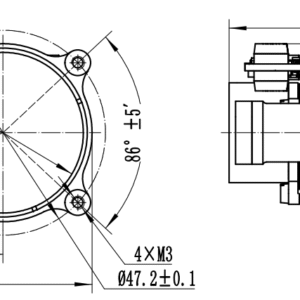 1535nm Eye-safe Laser Rangefinder Module 9.5km SF-DYC9002B