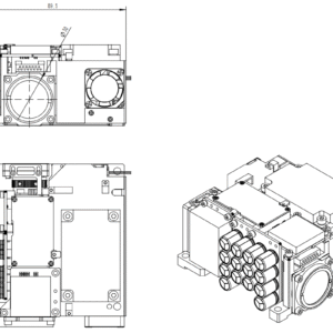 1064nm Laser Target Designator & Rangefinder 40mJ  25km SF-GXZ40