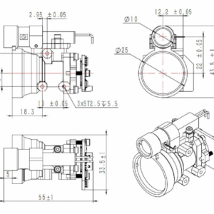 1535nm Eye-safe Laser Rangefinder​ Module 4km SF-RBC254