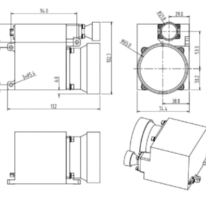 1535nm Eye-safe Laser Rangefinder Module 20km SF-RBC6520