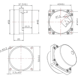 Single-Axis Fiber Optic Gyroscope SF-RBT150