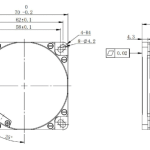 Single-Axis Fiber Optic Gyroscope SF -RBT170