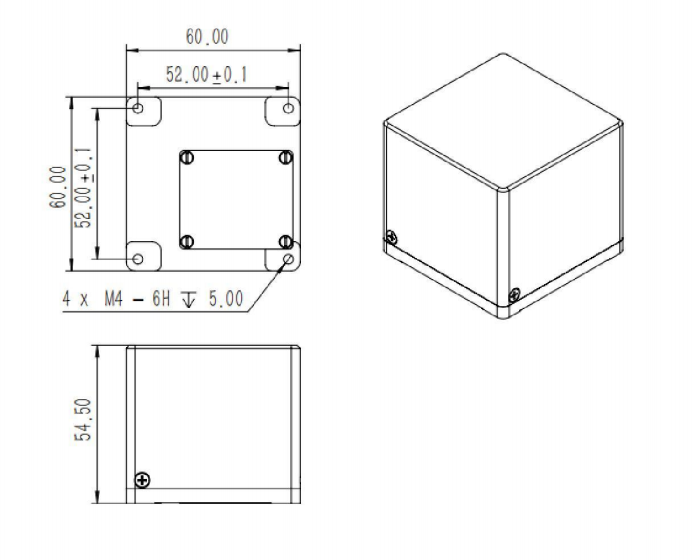 Three-Axis Closed-Loop Fiber Optic Gyroscope SF-RBT354