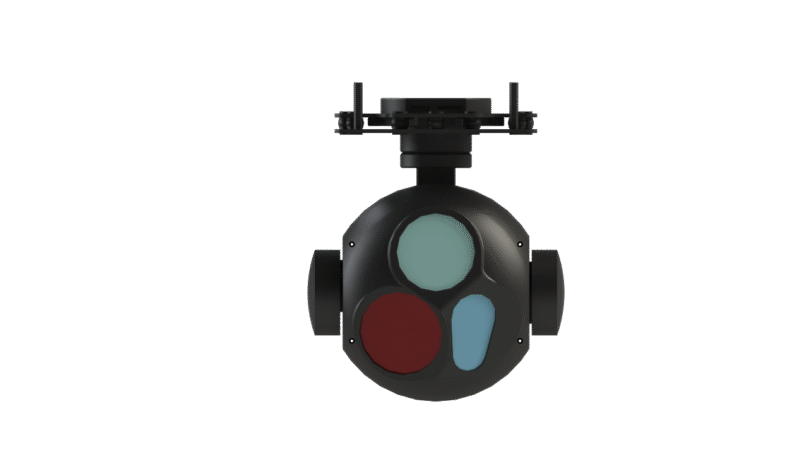 30x Optical Zoom CMOS Sensor + 640*512 Thermal Imaging + 5000M LRF IP Small Gimbal Camera