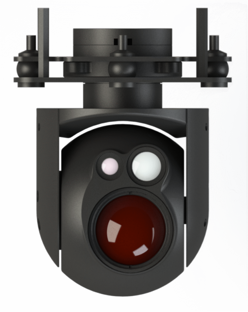 Ethernet Output 20x Optical Zoom + Starlight Night Vision Drone Camera with 3-Axis Gimbal