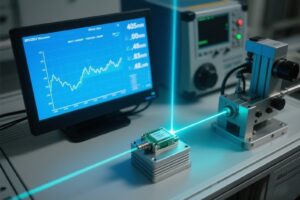 905nm laser module achieving ±0.1m accuracy in lab