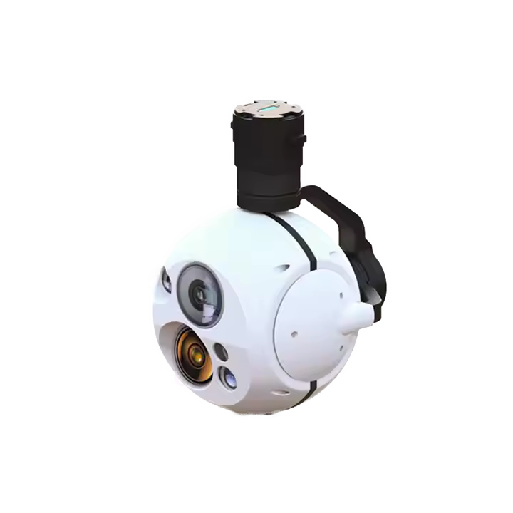 Triple-Sensor​ 3-Axis Gyro-Stabilized EO/IR Gimbal for Drones with AI Tracking SF-RBD125